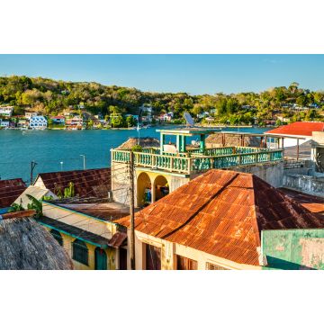 Lais Puzzle - Luftaufnahme von Häusern in Flores, Guatemala - 2.000 Teile