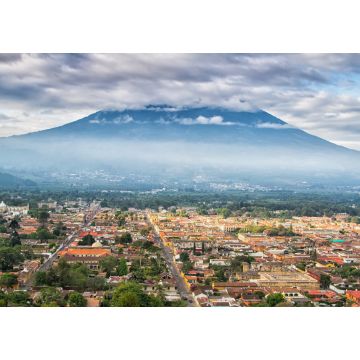 Lais Puzzle - Blick vom Cerro de la Cruz in Antigua, Guatemala, Mittelamerika. Antigua ist die ehemalige Hauptstadt, die nach dem Erdbeben nach Guatemala City verlegt wurde. - 1.000 Teile