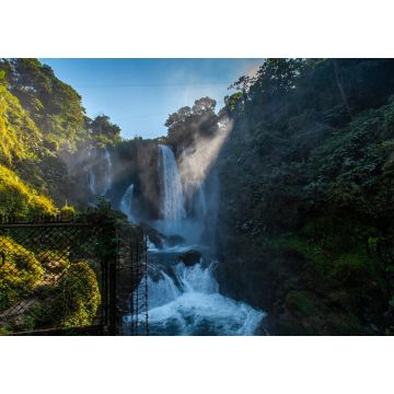 Lais Puzzle - Im Inneren des Pulhapanzak-Wasserfalls am Yojoa-See. Honduras - 1.000 Teile
