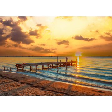 Lais Puzzle - Sonnenuntergang am West End Beach auf der Insel Roatan. Honduras - 1.000 Teile