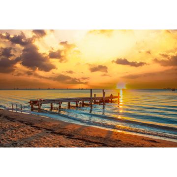 Lais Puzzle - Sonnenuntergang am West End Beach auf der Insel Roatan. Honduras - 2.000 Teile