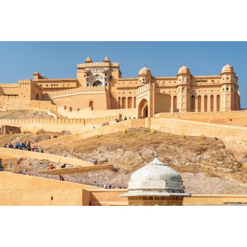 Lais Puzzle - Wunderschöne Aussicht auf das Amer Fort und den Palast, Jaipur, Indien - 2.000 Teile