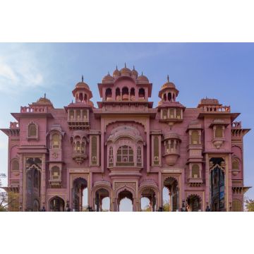 Lais Puzzle - Patrika Gate, das neunte Tor von Jaipur am Jawahar Circle, Patrika Gate in den Jawahar Circle Gardens in der "Pink City", Jaipur, Rajasthan, Indien - 2.000 Teile