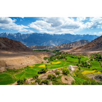 Lais Puzzle - Schöne Landschaft, Wiesen und Ackerland in Ladakh, Indien - 2.000 Teile