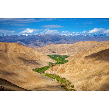 Lais Puzzle - Wunderschöne Landschaft, Wiesen und Ackerland in Ladakh, Indien - 2.000 Teile