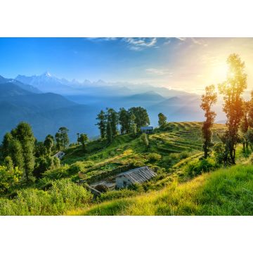 Lais Puzzle - Blick auf die wunderschönen Panchchuli-Gipfel des Großen Himalaya von Munsiyari aus, Uttarakhand, Indien - 1.000 Teile