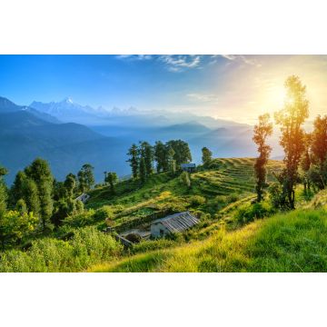 Lais Puzzle - Blick auf die wunderschönen Panchchuli-Gipfel des Großen Himalaya von Munsiyari aus, Uttarakhand, Indien - 2.000 Teile