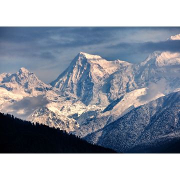 Lais Puzzle - Nahaufnahme des Kangchenjunga von Pelling in Sikkim, Indien. Der Kangchenjunga ist der dritthöchste Berg der Welt - 1.000 Teile