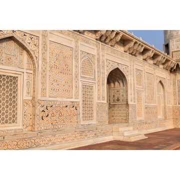 Lais Puzzle - Außenwand, Detail mit Nische, Mausoleum des Etmaduddaula- oder Itmad-ud-Daula-Grabes, das oft als Entwurf des Taj Mahal gilt, Agra, Uttar Pradesh, Indien - 2.000 Teile
