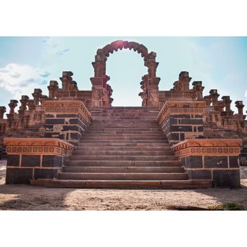 Lais Puzzle - Blick auf den alten historischen Ort Chattardi in Bhuj, Gujarat, Indien - 1.000 Teile