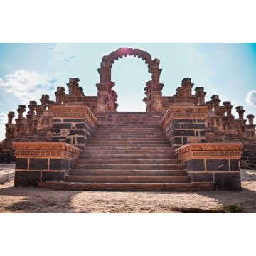 Lais Puzzle - Blick auf den alten historischen Ort Chattardi in Bhuj, Gujarat, Indien - 2.000 Teile