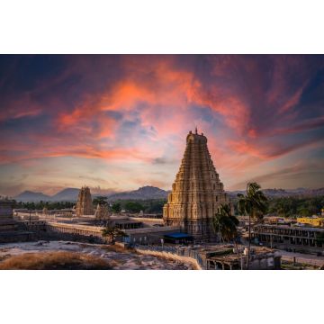 Lais Puzzle - Virupaksha-Tempel in den Ruinen der alten Stadt Vijayanagar in Hampi, Karnataka, Indien - 2.000 Teile