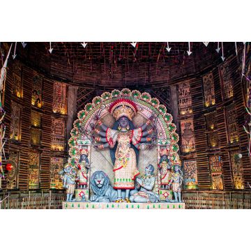 Lais Puzzle - Die oberste Shakti, Maa Durga, wird verehrt - 2.000 Teile