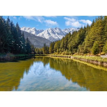 Lais Puzzle - Malerischer Bergsee mit Kailash-Himalaya-Landschaft bei Narkanda, Himachal Pradesh, Indien - 1.000 Teile