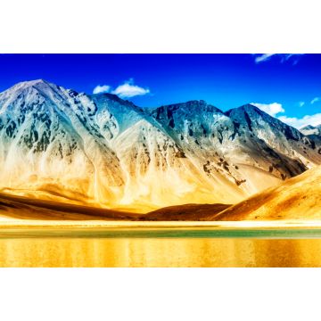 Lais Puzzle - Berge und Pangong tso (See), Leh, Ladakh, Jammu Kaschmir, Indien - 2.000 Teile