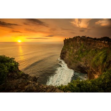 Lais Puzzle - Wunderschöner Sonnenuntergang am Uluwatu-Tempel, Bali, Indonesien - 2.000 Teile