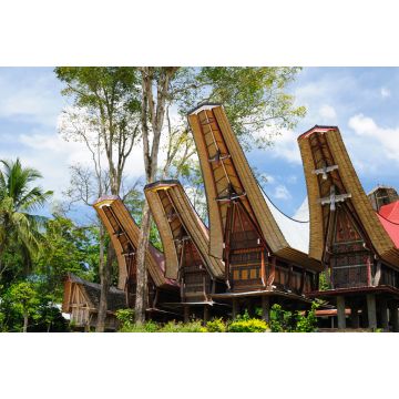 Lais Puzzle - Indonesien, Sulawesi, Tana Toraja, Traditionelles Dorf - 2.000 Teile