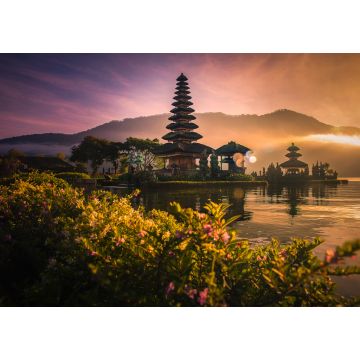 Lais Puzzle - Pura Ulun Danu Bratan, Hindu-Tempel am Bratan-See bei Sonnenaufgang in Bali, Indonesien - 1.000 Teile