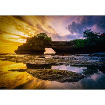Lais Puzzle - Tanah Lot Tempel auf dem Meer bei Sonnenuntergang auf der Insel Bali, Indonesien - 1.000 Teile