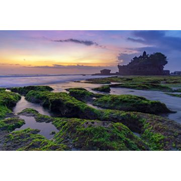 Lais Puzzle - Sonnenuntergang über dem Tanah Lot-Tempel in Canggu, Bali, Indonesien - 2.000 Teile