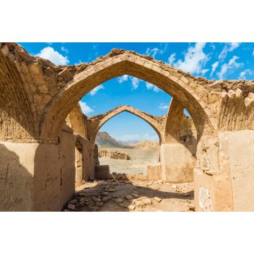 Lais Puzzle - Ruinen von Ritualgebäuden in der Nähe des zoroastrischen Turms des Schweigens Dakhmeh, Yazd, Iran - 2.000 Teile