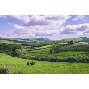 Lais Puzzle - Die grünen Felder von der Landstraße R585 von Cousane Gap in der Grafschaft Cork, Irland, aus gesehen - 2.000 Teile