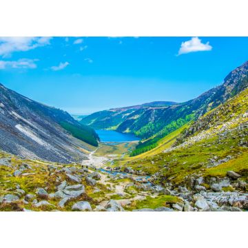 Lais Puzzle - Luftaufnahme des oberen und unteren Sees in Glendalough, Irland - 1.000 Teile