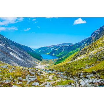 Lais Puzzle - Luftaufnahme des oberen und unteren Sees in Glendalough, Irland - 2.000 Teile