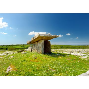 Lais Puzzle - Poulnabrone Dolmen, ein neolithisches Portalgrab, Touristenattraktion in den Burren, County Clare, Irland - 1.000 Teile