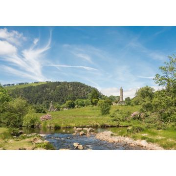 Lais Puzzle - Saint Kevin's Church und der Rundturm, eingebettet in die schönen Wälder von Glendalough, Co. Wicklow, Irland - 1.000 Teile