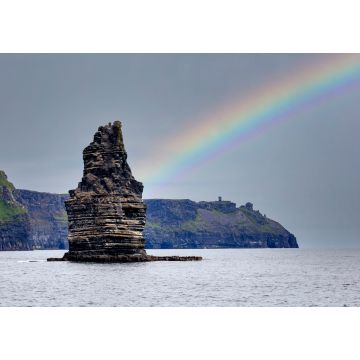 Lais Puzzle - Irische Touristenattraktion auf dem Land in der Grafschaft Clare. Die Cliffs of Moher und Schloss Irland. Epische irische Landschaft UNESCO Global Geopark the wild atlantic way - 1.000 Teile