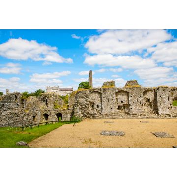 Lais Puzzle - Ein Panoramablick auf die Burg Trim in der Grafschaft Meath am Fluss Boyne, Irland. Es ist die größte anglonormannische Burg in Irland - 2.000 Teile