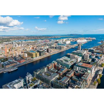Lais Puzzle - Kanalteil von Dublin in der Nähe des Hafens im Herbst - 1.000 Teile