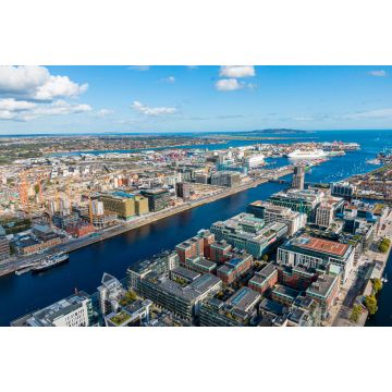 Lais Puzzle - Kanalteil von Dublin in der Nähe des Hafens im Herbst - 2.000 Teile