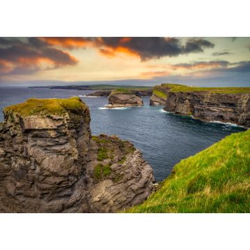 Lais Puzzle - Felsige Klippen in Kilkee bei Sonnenuntergang, Grafschaft Clare. Irland - 1.000 Teile