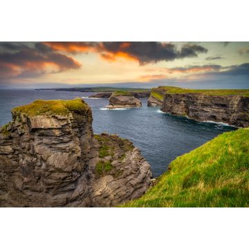 Lais Puzzle - Felsige Klippen in Kilkee bei Sonnenuntergang, Grafschaft Clare. Irland - 2.000 Teile
