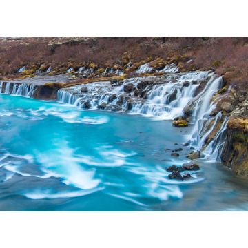 Lais Puzzle - Hraunfossar und Barnafossar Wasserfall in Island - 1.000 Teile