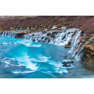 Lais Puzzle - Hraunfossar und Barnafossar Wasserfall in Island - 2.000 Teile