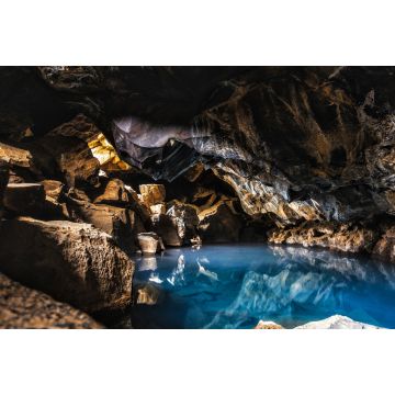 Lais Puzzle - Grjotagja-Lavahöhle, in der Nähe von Myvatn, Nordisland - 2.000 Teile