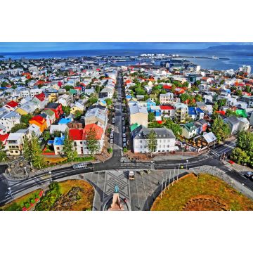 Lais Puzzle - Panorama von Reykjavík - der Hauptstadt und größten Stadt Islands - 2.000 Teile