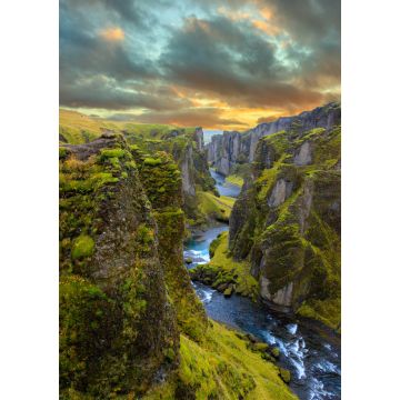 Lais Puzzle - Fjadrargljufur-Schlucht bei Sonnenuntergang in Island - 1.000 Teile