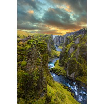 Lais Puzzle - Fjadrargljufur-Schlucht bei Sonnenuntergang in Island - 2.000 Teile