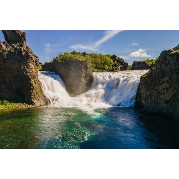 Lais Puzzle - Wasserfall Hjalparfoss im Hochland von Island - 2.000 Teile