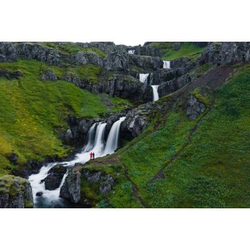 Lais Puzzle - Klifbrekkufossar-Wasserfälle an der Ostküste von Island - 2.000 Teile