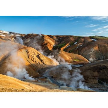 Lais Puzzle - Sonnenaufgang im geothermischen Gebiet Kerlingarfjoll an einem sonnigen Sommertag, Island - 1.000 Teile