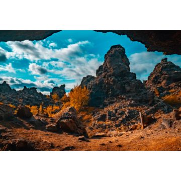 Lais Puzzle - Isländisches Lavafeld Dimmuborgir Myvatn - 2.000 Teile