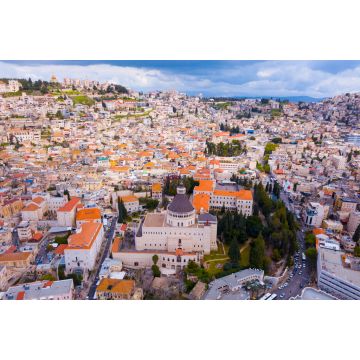 Lais Puzzle - Verkündigungsbasilika über den Häusern der Altstadt von Nazareth - 2.000 Teile
