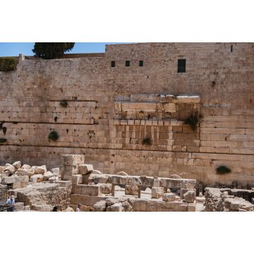 Lais Puzzle - Überreste des Robinson-Bogens an der Westmauer über der Herodianischen Straße unterhalb des Tempelbergs in Jerusalem - 2.000 Teile