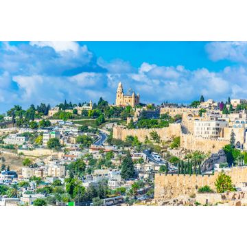 Lais Puzzle - Luftaufnahme des Franziskanerklosters von Dormition in Jerusalem, Israel - 2.000 Teile