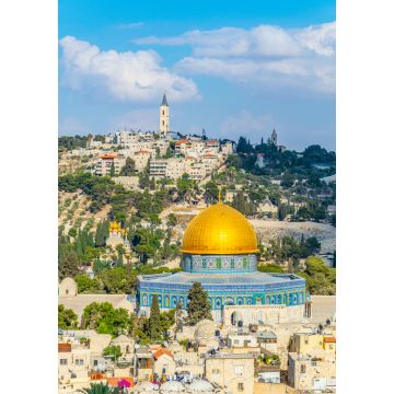 Lais Puzzle - Jerusalem überragt von der goldenen Kuppel des Felsendoms, Israel - 1.000 Teile